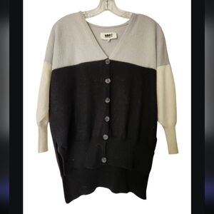 MM6 Maison Margiela colorblock knit sweater XS